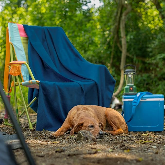 Alpaca Wool Throw Blanket | Warm, Ultra-Soft, Breathable, Non-Itchy Blanket-Throw | Hypoallergenic and Beautiful Fabric (Pacific Blue)