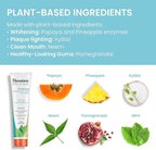 Himalaya Botanique Whitening Complete Care Toothpaste, Teeth Whitening, Fights Plaque, Fluoride Free, No Artificial Flavors, SLS Free, Cruelty Free, Foaming, Simply Mint Flavor, 5.29 Oz, 4 Pack