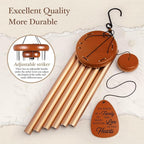 25th Wedding Anniversary Wind Chime, Happy 25th Anniversary Romantic Gifts for Couple, Parents, Wife, Husband, Friends, Sliver Anniversary's Keepsake Gifts Ideas-Large 36''