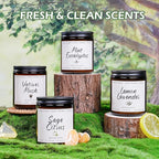 Auelife Scented Candle for Home | Sage Citrus Candle | Aromatherapy Candles - Soy Candles for Home Scented, Gifts for Women Men, Citrus Fragrance -7oz, Single Wick Made with Soy Wax