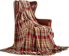 MERRYLIFE Throw Blanket Plaid | Ultra-Plush Soft Colorful Oversized | Decorative Couch Travel Blanket | Queen Size(90" 90", Love Urban)