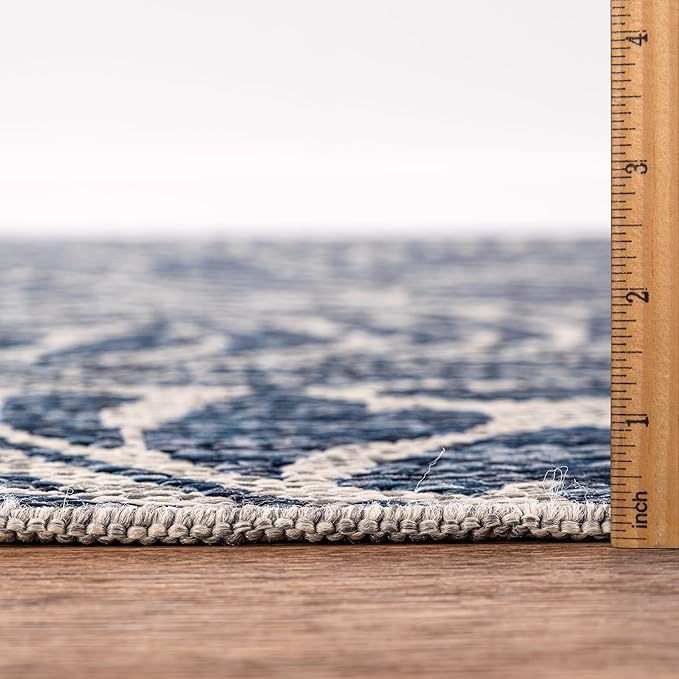 Keen Home Design Terrace Outdoor Runner Rug - 2x10 Washable Indoor/Outdoor Rug for Patio, Kitchen, Balcony, Beach, Garden, Deck and Porch, Size: 2'2"x9'11"