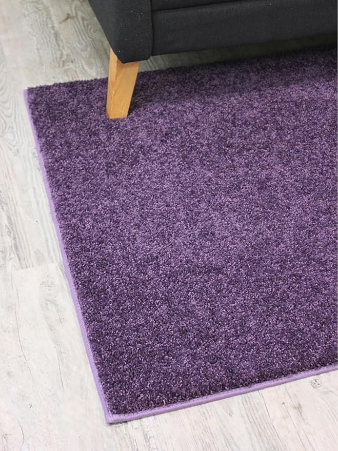 KOECKRITZ Soft and Colorful Kids Classroom Area Rugs (Passes Flammability Pill Test) Many Sizes and Bright Colors to Select from (8' x 12', Eggplant)