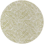 Keen Home Design Terrace Outdoor Round Rug - 5ft Round Washable Indoor/Outdoor Rug for Patio, Kitchen, Balcony, Beach, Garden, Deck and Porch, Size: 5'3" Round
