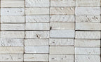 Urban Legacy Reclaimed Barnwood Planks | Floating Shelves for Wall w/Flush Mount Shelf Bracket Set Included | Set of 2 (White Wash, 40"x 4.5"x 2")