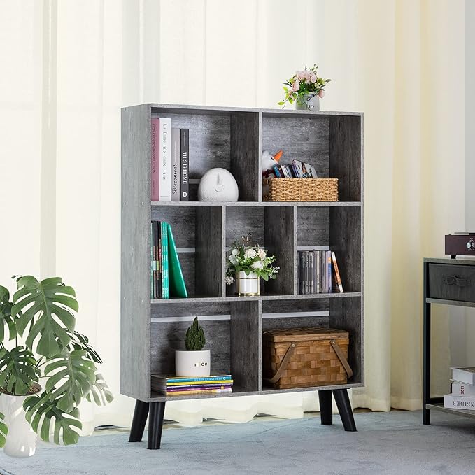 LEYAOYAO Cube Storage Organizer Bookshelf - Multi-Purpose Display Shelf
