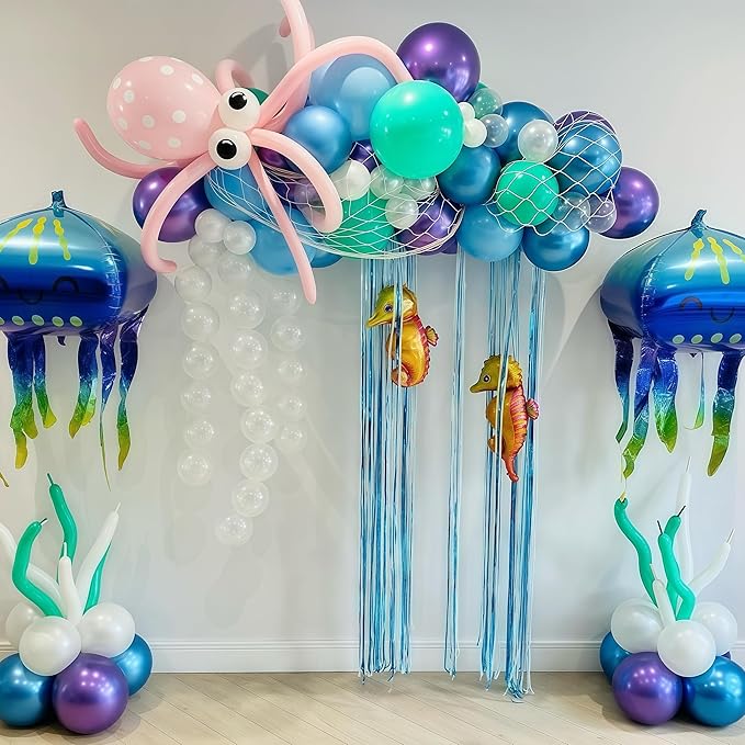 Clear Quick Link Balloons, 100PCS 6 Inch Small Bubble Linking Balloons for Making Balloon Wall Heart Arch, Tails Balloon for Wedding Birthday Baby Shower Engagement Graduation Party Decorations