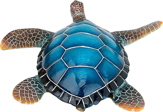 Design Toscano Large Blue SEA Turtle Statue
