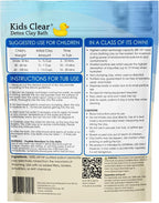 Kids Clear Detox Clay Bath, 100% Pure Sodium Bentonite - Cleansing and Purifying, by -Evenbetternow LLC – 2.5 lb (40 oz) Standard Size