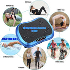 AXV Vibration Plate Exercise Machine Whole Body Workout Portable Mini Vibrate Fitness Platform Lymphatic Drainage Machine for Weight Loss Shaping Toning Wellness Home Gyms Workout (Mini)