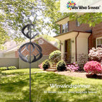 Wind Spinners Outdoor Metal - Large Kinetic Wind Spinner for Yard Garden, Windmills Lawn Ornament Décor for Lawn Patio (Height 84")