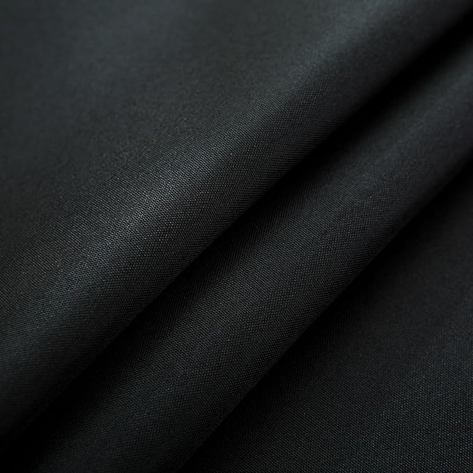 sancua 2 Pack Small Square Tablecloth 24 x 24 Inch Black, Stain and Wrinkle Resistant Washable Polyester Table Cloth Decorative Solid Fabric Table Cover for Nightstand End Bedside Tables