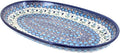 Blue Rose Polish Pottery Savannah Oval Platter