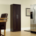 Sauder HomePlus Kitchen Pantry Storage Cabinet with Adjustable Shelves, Laundry Bathroom, L: 23.31" x W: 17.01" x H: 71.18", Dakota Oak