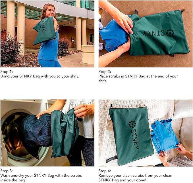 Bag Pro - Laundry Bag - Wash Bag for Health Workers, Sports, Fitness & Travel
