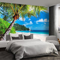 Beach Wall murals Peel and Stick Wallpaper for Bedroom Living Room - 108"x157"
