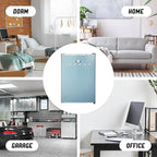 IBCR25SLT Compact, Energy Star Certified Small, Single Door Mini Fridge with Freezer Refrigerator, Large (2.5 cu ft), Slate Blue