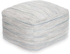 Anji Mountain 22"x22"x16" Handmade & Handcrafted Ottoman Pouf Comfortable Pouf Ottoman Foot Rest & Home Décor Accent for Living Room, Bedroom, Nursery, Kids Room, Patio