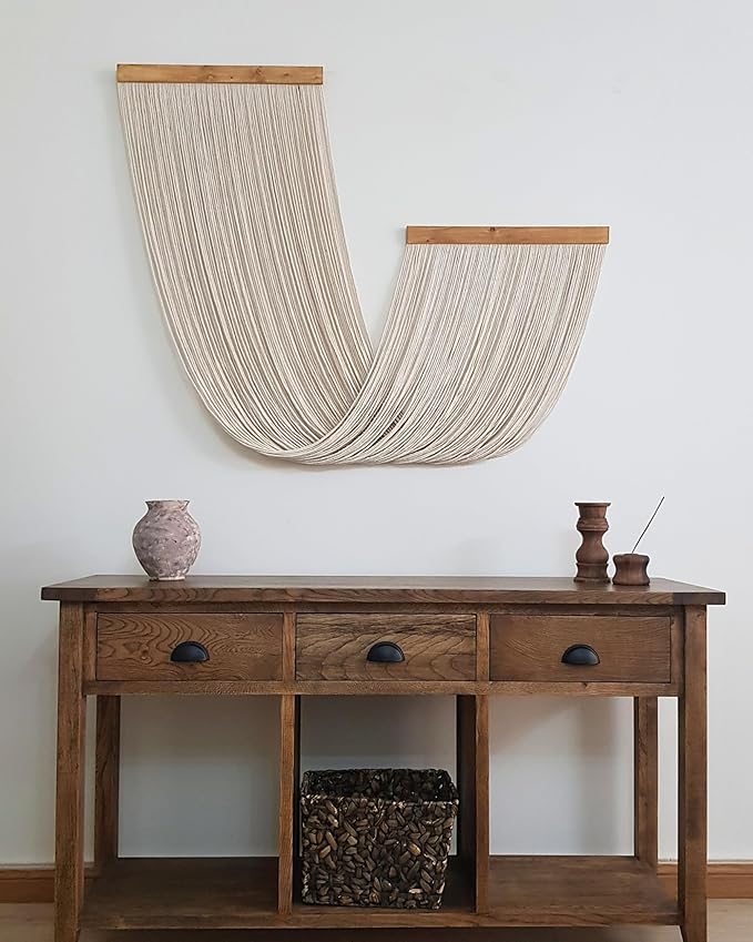 Knots & Beyond Macrame Wall Hanging Large, Boho Wall Tapestry, Bohemian Wall Decor, Fiber Wall Art