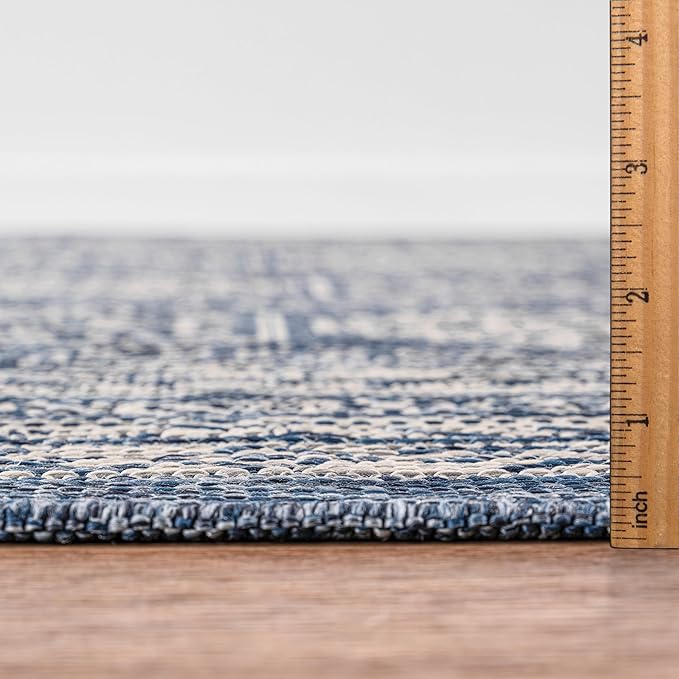 Keen Home Design Terrace Outdoor Runner Rug - 2x8 Washable Indoor/Outdoor Rug for Patio, Kitchen, Balcony, Beach, Garden, Deck and Porch, Size: 2'2"x7'7"