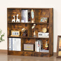 8 Cube Bookshelf with Base - 3 Tier Storage Organizer by LEYAOYAO