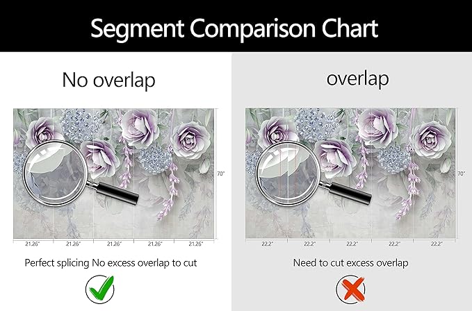 WFBHUA-Purple Rose Floral 3D Wallpaper Mural Modern Flower Leaf Wallpaper for Bedroom Wall Murals Decoration(Not Peel and Stick)