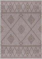 Keen Home Design Terrace Outdoor Area Rug - 4x6 Washable Indoor/Outdoor Rug for Patio, Kitchen, Balcony, Beach, Garden, Deck and Porch, Size: 3'10"x5'7"