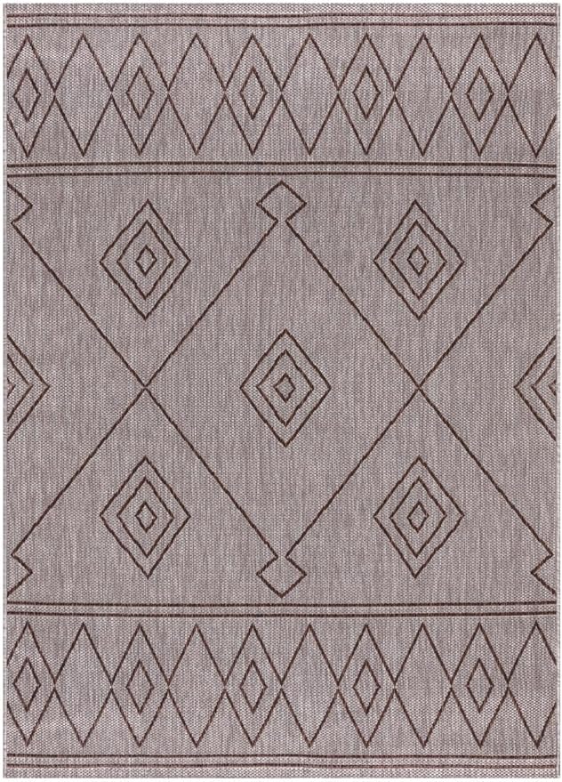 Keen Home Design Terrace Outdoor Throw Rug - 3x5 Washable Indoor/Outdoor Rug for Patio, Kitchen, Balcony, Beach, Garden, Deck and Porch, Size: 3'x5'