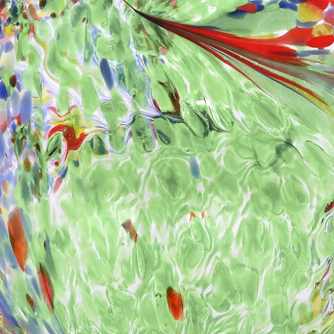 Sunnydaze 10-Inch Gazing Ball for Garden - Glass Gazing Globe for Outside - Garden Orb Yard Decor - Green Artistic