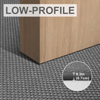 LEKEEPGO Door Mat 24"x47", Non Slip Door Mat Indoor Entrance, Rubber Backing Front Indoor Door mat Washable Absorbent Low-Profile Entryway Entry Resist Dirt Inside Door Mats, Light Grey
