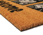 Gertmenian Disney Mouse Doormat Rug Front Door Coir Mat Indoor Outdoor Entryway Carpet, 2-Pack 20x34, Retro Mickey Home/Welcome
