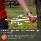 Tiger Tail The Stick - Bendy 18” Flexible Muscle Roller Stick for Myofascial Release & Trigger Points - Bendable Deep Tissue Massager for Legs, Back, Shoulders - Relieve Soreness & Improve Recovery