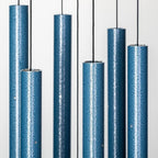 Corinthian Bells by Wind River - 36 inch Sky Blue Wind Chime for Patio, Backyard, Garden, and Outdoor Decor (Aluminum Chime) Made in The USA