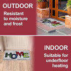 Floor Mat - for Indoor and Outdoor Use - Doormat - Non-Slip - Front Door Shoe Scraper - Size: 17x29