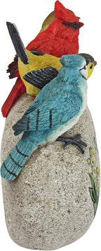 Design Toscano Birdy Welcome Garden Stone Statue: Medium