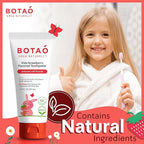 Kids Toothpaste | Natural Strawberry Flavored Anticavity Fluoride Toothpaste Maximum Cavity Protection| EWG Verified, Vegan, SLS Free, Safe to Swallow, Aloe Vera (2Pack)