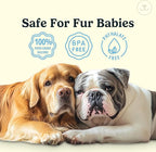 Jasper Dog Toothbrush, 360 Dog Tooth Brushing Kit, Finger Toothbrush, Cat Tooth Brush, Teeth Cleaning, Pet Tooth Brush for Small & Large Pets, Pet Toothpaste Not Included, 4-Pack Clear