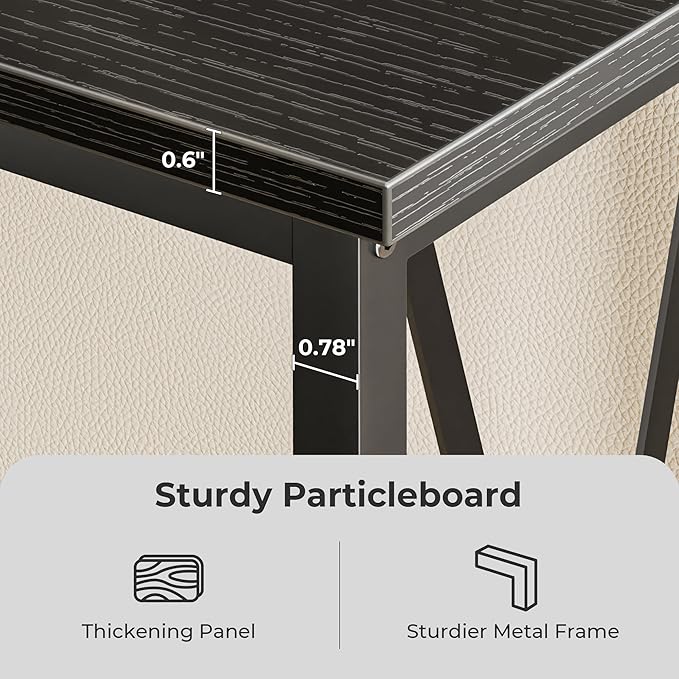 SUPERJARE 70 Inch Console Table with Outlets and USB-C Port, Extra Long Behind Couch Sofa Table with X-Shaped Design, Narrow for Entryway, Living Room, Metal Frame, Wooden Top, Black