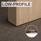 LEKEEPGO Door Mat 17"x29", Non Slip Door Mat Indoor Entrance, Rubber Backing Indoor Door mat Washable Absorbent Low-Profile Doormat Front Entryway Entry Resist Dirt Inside Door Mats, Brown