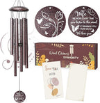 Gifts for Wife, 25''Wind Chimes, Birthday Gift for Wife from Husband,Unique Gift for Loved one Romantic,Thanksgiving,Christmas Day Gifts Ideas for Love Rreminder.