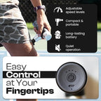 The Therapeutic Mini Massage Pistol with Portable Carrying Case, 4 Massage Speeds, 6 Colors | Fast USB Type C Charging | Massage Tool for Pain Relief | Stylish and Powerful Massage Gun