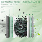 Activated Charcoal Odor Absorber, Odor Eliminator for Strong Odor,Bamboo Charcoal Air Purifying Bags for Home Car Closet Pet, Smoke Room Deodorizer (8 x 60g, Unscented)