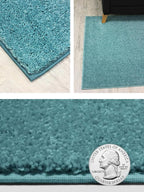 KOECKRITZ Kids Classroom Area Rug - Soft Non Slip 5x7 Foot Surf Blue
