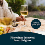 Libbey 7504 Vina Tall Wine Glasses Set, All Purpose Red and White Wine Glasses Set of 12, Professional Grade Glass Wine Glasses for Gatherings, Events