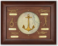 SAILINGSTORY Nautical Wall Decor Knot Board Frame Maritime Decor Coastal Anchor Decor