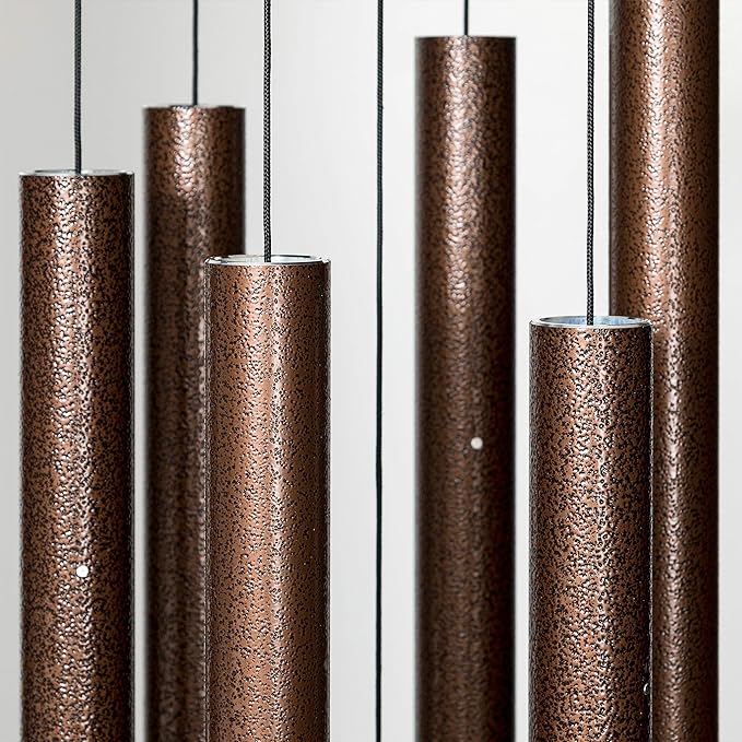 Corinthian Bells by Wind River - 50 inch Copper Vein Wind Chime for Patio, Backyard, Garden, and Outdoor Decor (Aluminum Chime) Made in The USA