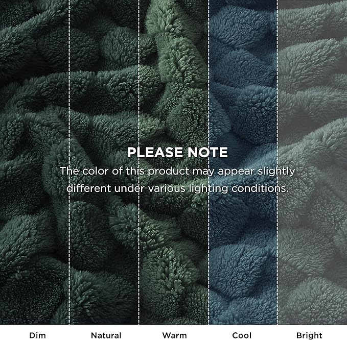 Bedsure GentleSoft King Size Blanket for Bed - Super Soft Cozy Blankets for Women Men Girls, Large Fuzzy Fleece Throw for Bedroom Decor, Mallard Green,108x90 Inches