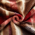 MERRYLIFE Throw Blanket Plaid | Ultra-Plush Soft Colorful Oversized | Decorative Couch Travel Blanket | Queen Size(90" 90", Love Urban)
