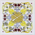 The Gears Clock Wall Clock Italy Collection with Moving Gears (Positano, 36 inch Square)