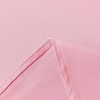 sancua Rectangle Tablecloth - 54 x 54 Inch - Stain and Wrinkle Resistant Washable Polyester Table Cloth, Decorative Fabric Table Cover for Dining Tables, Buffet Parties and Camping, Pink